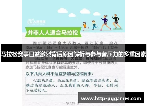 马拉松赛事日益激烈背后原因解析与参与者压力的多重因素